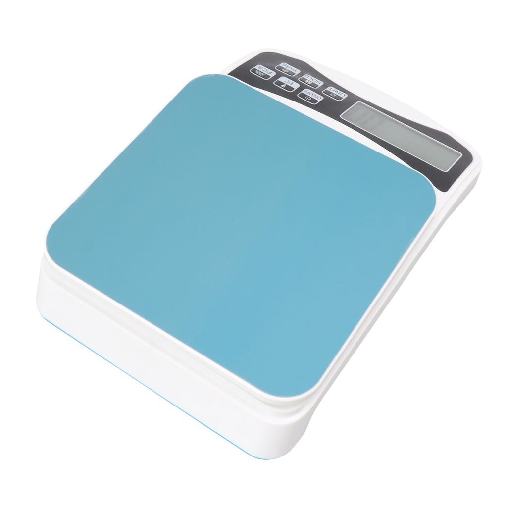 White Electric Kitchen Food Baking Scale 0.1g High Accuracy ABS Electronic Flat Food Weighing Scale