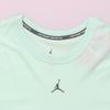 Jordan T Shirts Men's Mint Crew Neck Moderate Straight Fit FN5830-353