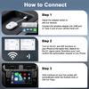 2-в-1 беспроводная автомобильная система IOS Android автоматический адаптер Plug and PlayQuick автоматический