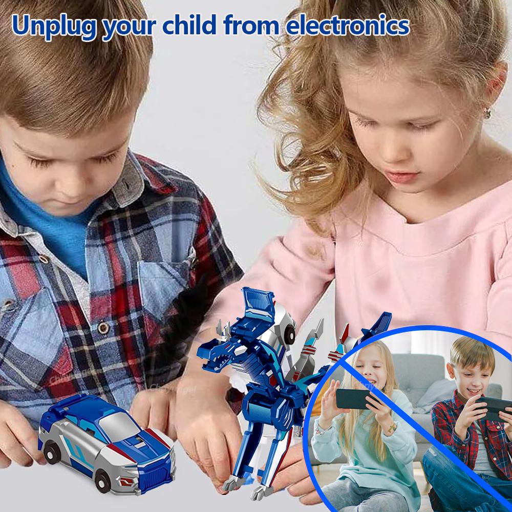 Машинка-трансформер 2 в 1, Волшебное превращение, Детские игрушки-трансформеры, Деформируемая модель лошади, Магнитная машина-деформация при столкновении, Подарок