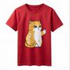 2026 Summer Cute Cat Black and White Japanesestyle Doting Owners Orange Cat Cat Student ShortSleeved Summer Fashion TShirt