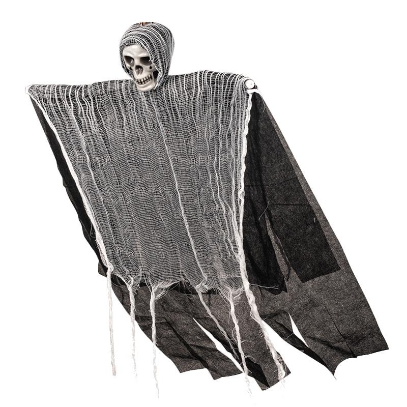 Hanging Skull Skeleton Ghost Ornament Halloween Party Horror Props Haunted House Outdoor Decoration