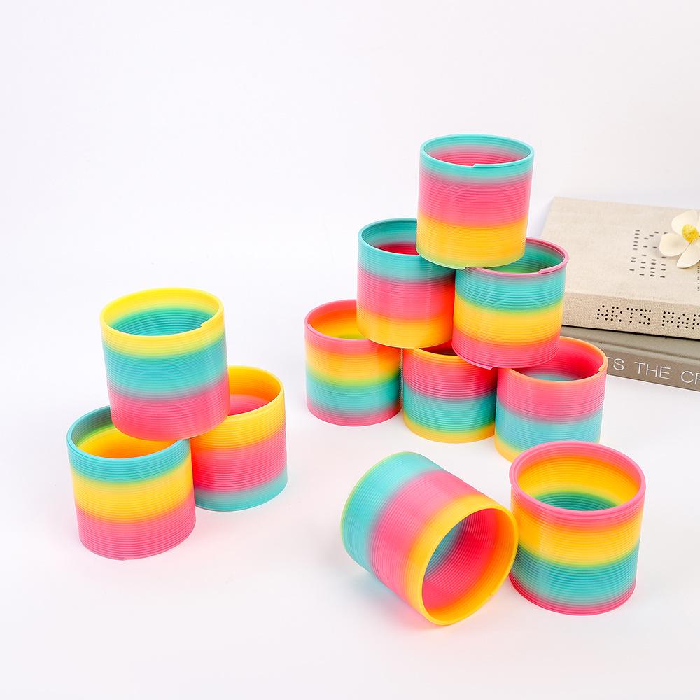 Medium Magic Rainbow Circle Educational Stacking Toy for Kids (5.8*6CM)