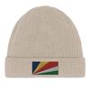Bonnet Drapeau Seychelles En Beige