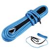 Winch Rope 15m Cable 7700lbs Nylon Trailer Recovery Towing Strap for SUV ATV UTV TrunkBlue