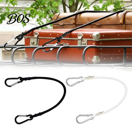 Durable Elastic Rope 6MM Bungee Cords with Carabiner, Heavy?Duty Outdoor Straps, Tie Weather Resistant Down for Securing Tarps, Camping Tent,
