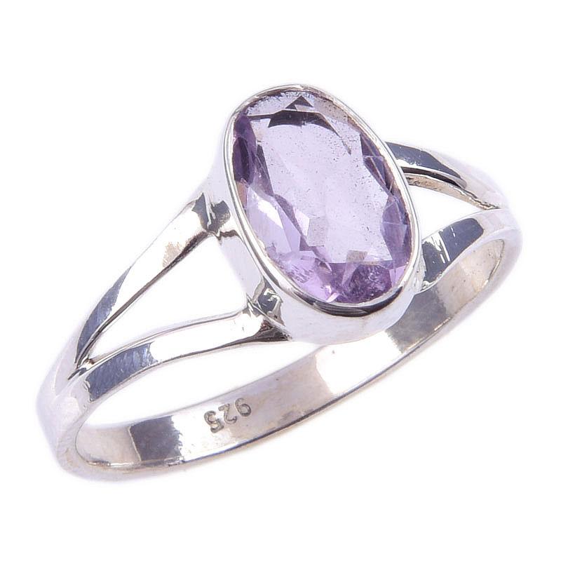 Кольцо из чистого серебра 925 пробы с натуральным аквамарином, размер 9 j7u84