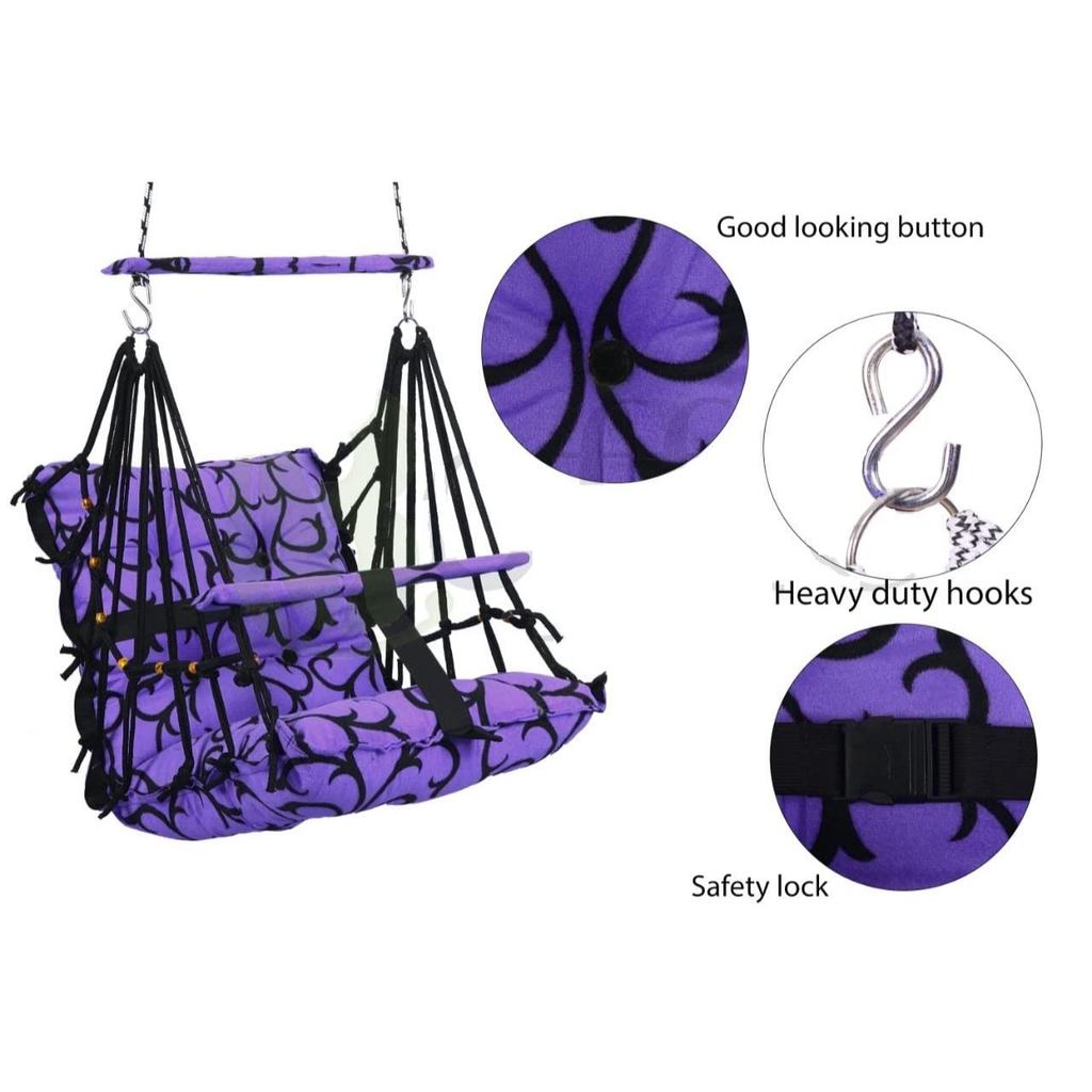 Хлопковое кресло-качалка для детей Детские складные и моющиеся 1-6 лет с ремнем безопасности