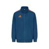 Taekwondo Retro Sports Solid Color Stand Collar Casual Brand Logo Jacket Men Jacket Dark-Blue Orange TR90JT-BO