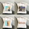 Heartstopper Shopping Bag Cotton Jute Bag Shopper Bag Cartoon Handbag Tote Grocery Bolsas Reutilizable Cute Bag Kawaii Tv Show