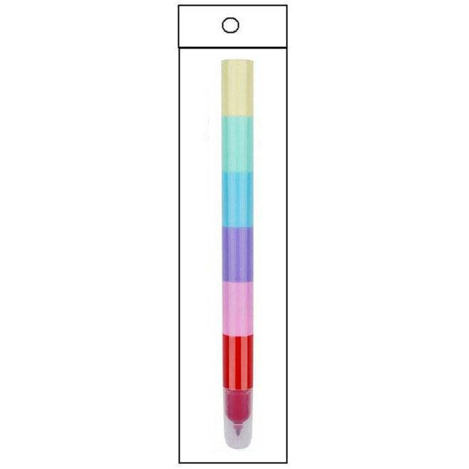 Colorful Interlocking Educational Rocket Toy: Missile Disassembly & Building Block Kit