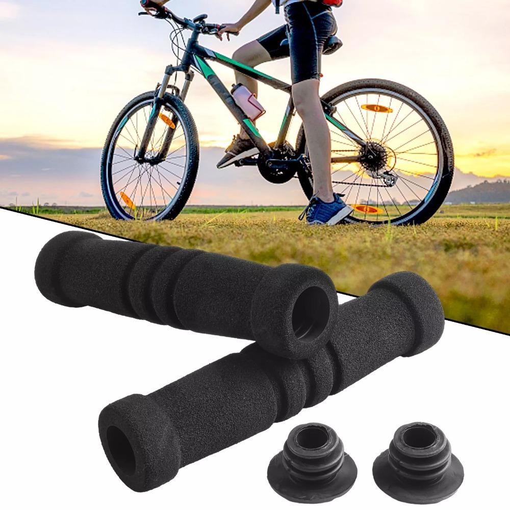 Soft Bike Cycling Handle Grips Anti Slip Mountain Bike Grips For MTB Scooter