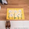 OKA Corner Adsorption Entrance Mat Innocent Daisy 30cm x 110cm Yellow Approx.