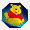 Disney Winnie the Pooh Themed automatic opening and closing folding umbrella, portable - durable, 8-rib umbrella frame, very suitable for bu