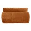 Quilted Velvet Blanket "Moki" 150 X 150 Cm Vent Du Sud - Moki Camel