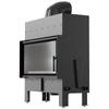 Steel fireplace KRATKI FLOKI L 12 kW Ø 200 black thermotec lining