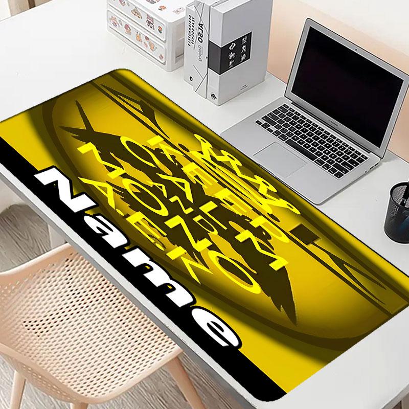 Custom Name Personalized AEK Athens FC Pattern Mousepad, Laptop PC Desk Mat, Decorative Desk Mat for Home Keyboard Pad Gift