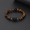 12 знаков зодиака Созвездие Браслет-шарм Мужской Женский Многослойный Браслет из тигрового глаза Подарок на дружбу Стрелец Водолей Лев