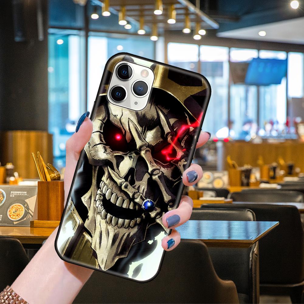 Чехол для телефона Apple IPhone 13 12 11 Mini Pro MAX SE X XS XR 8 7 6 S Plus черный чехол водонепроницаемый 3D Prime Overlord Albedo аниме