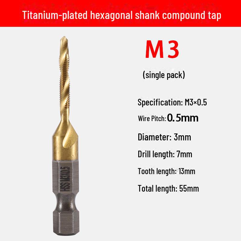 Универсальная ручная дрель-метчик для сверления и нарезания резьбы