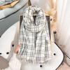 Fashion Plaid Scarf Autumn and Winter Atmosphere Couple Advanced Feeling College Style Imitation Cashmere Thickened Warm Scarf