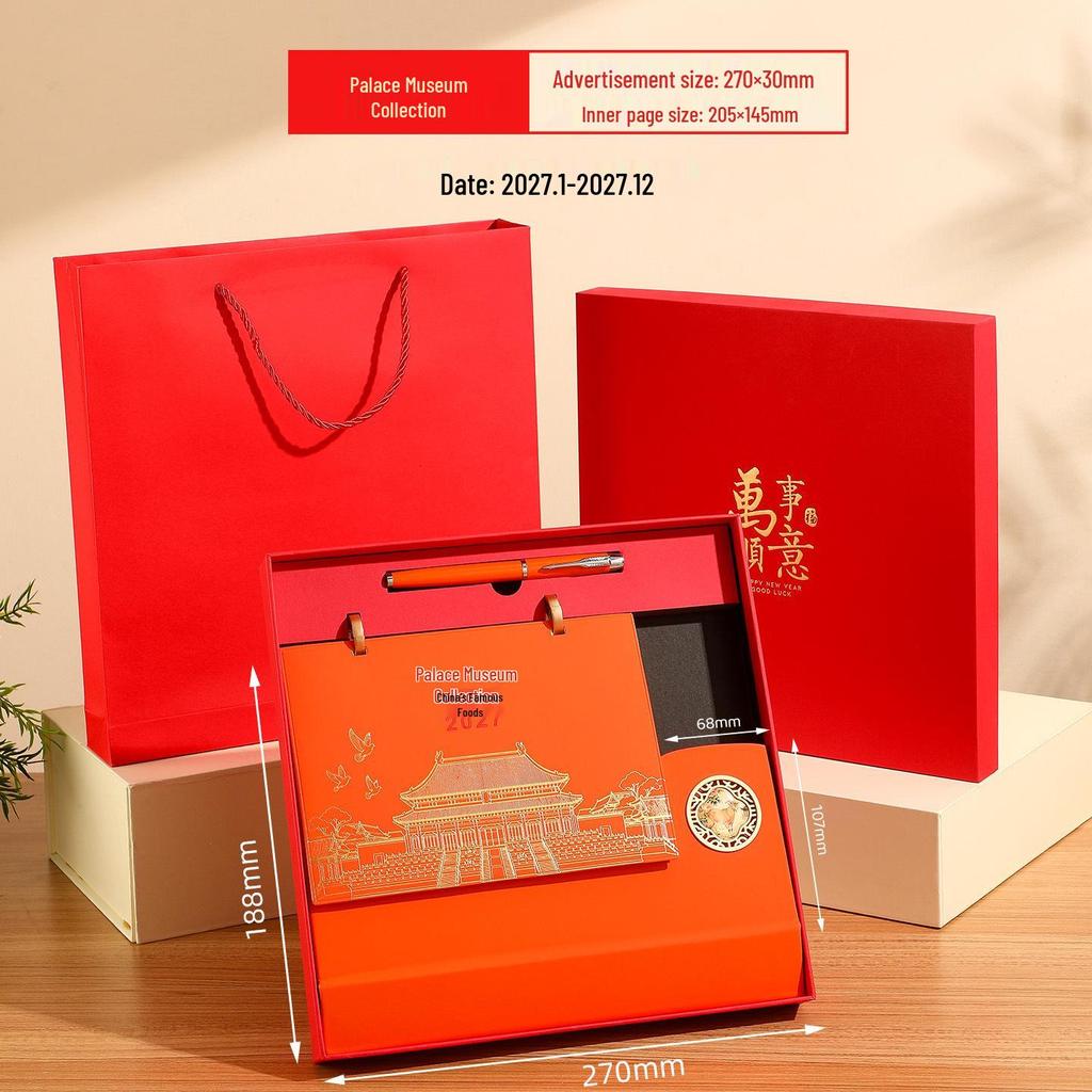 Мультяшный настольный календарь на 2026 год: Милый, креативный кружевной блокнот с monthly punch-in функциями для корпоративной рекламы