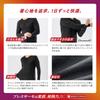 Mizuno Breath Thermo Thick for Crew Neck Long Sleeve Size M Underwear, Heat-Generating Innerwear, Active, Men's Shirt, Black,