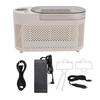 Countertop Mini Ice Maker 120W Aluminum 8 Cubes Portable Ice Machine with Car Power Cord for Home