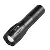 Rechargeable LED Stretch Zoom Handheld Flashlight with 5 Rechargeable Charging Powerful T6 10W LED Work Emergency Wide Beam Angle for Outdoor Use