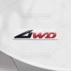 Car 3D Metal 4WD AWD Body Emblem Badge Decals Auto Tail Sticker For G80 GV70 GV80 GV60 G70 G90 GV90 Essentia I20 I30 Tucson