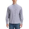 Levis Удобная Полосатая Минималистичная Рубашка с Воротником-стойкой и Длинным Рукавом Мужские рубашки 003MY-0003