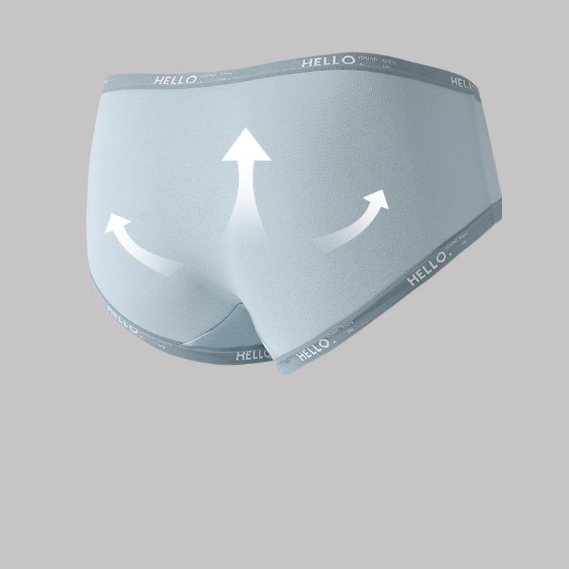 LANGSHA 5Pcs Cotton Panties Women Underwear Breathable Cute Print Briefs Female Fashion Lingerie XXL