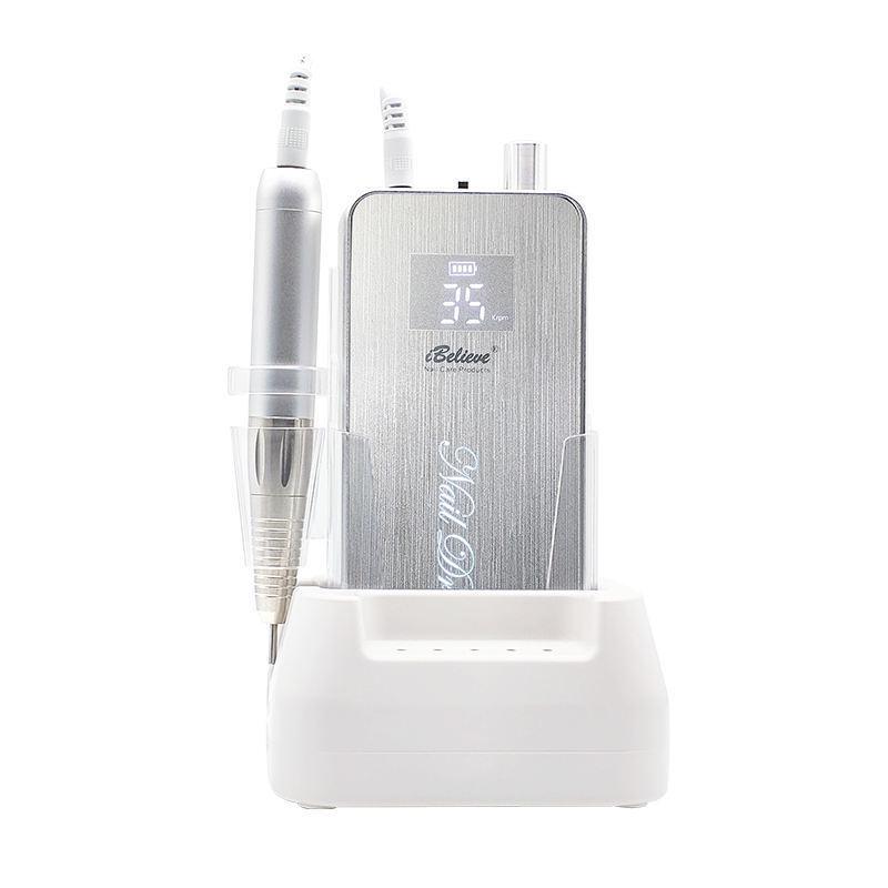 Полировщик ногтей на батарейках: Профессиональный электрический инструмент для удаления лака и мозолей, идеально подходит для маникюра.