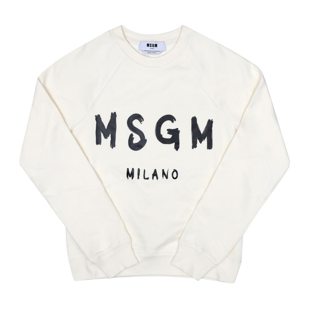 MSgm Свитшот женский с начесом и логотипом S 2000mdm513 300001 02