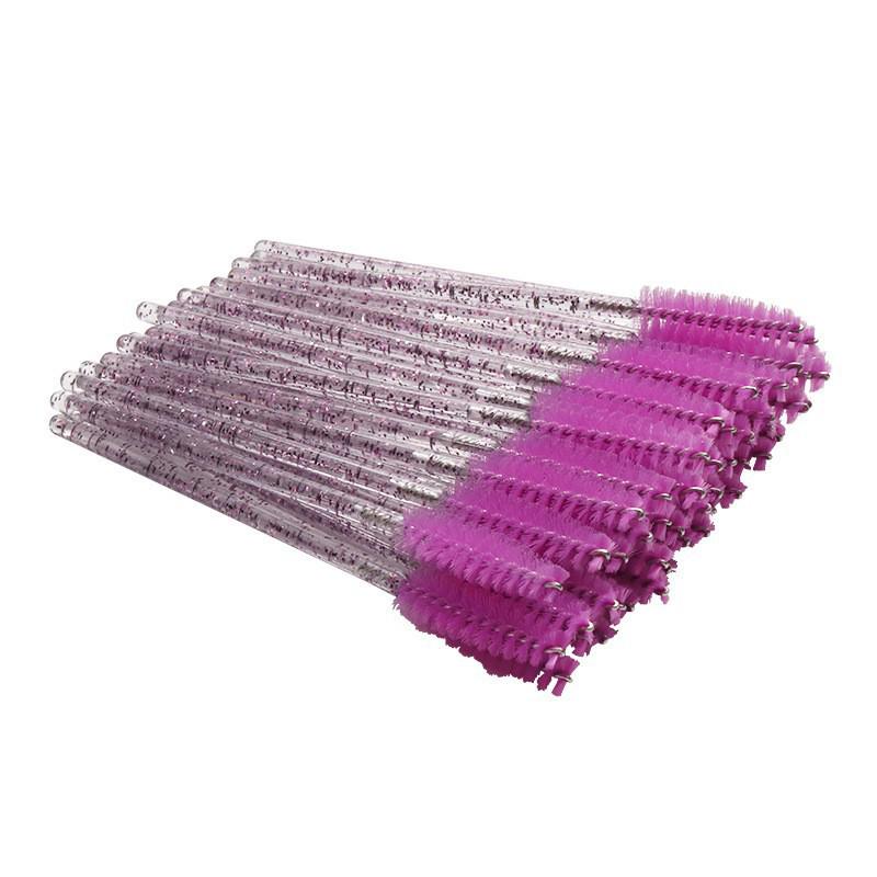 Disposable Crystal Rod Eyelash Extensions Brush - Spiral Curl Comb