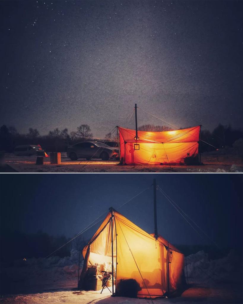 OneTigris TEGIMEN Гамак-палатка, тент, гамак, горячая палатка, печь, палатка, всесезонная, нейлон 70D, легкий, устойчивый к разрывам, водонепроницаемый, давление 3000 мм и (коричневый)