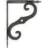 Shelf Bracket - AMIG - Wall Bracket - Steel - Black - 200 X 150mm