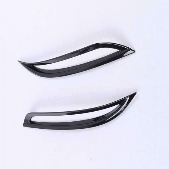 Rear Fog Light Frame Cover Trim For 2017- Tesla Model 3 Glossy Black Sedan