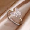Luxury Crystal Butterfly Adjustable Bangles&bracelets for Women Fashion Brand Jewelry Zirconia Insect Bracelets
