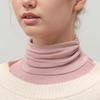 Perfect Match Black Modal High Nack Fake Collar Soft False Collar For Women Solid Color Elastic Jersey Detachable Collar
