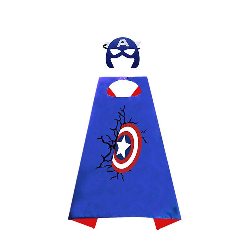 Kids' Superhero Cape & Mask Set for Halloween