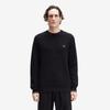 Fred Perry [Острый] Вафельный Вязаный Свитер - Черный Afpm2536507-102