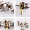 Трехстержневой сферический замок, металлические круглые дверные ручки, ручка-ключ, внутренняя круглая дверная ручка, проходной входной замок, ручка с F0U0
