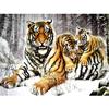 DIY 5D Diamond Painting Cross Stitch Painting Tiger Diamond Embroidery Needlework
