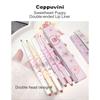 Lovely Sweet Doggie Double-ended Lip Liner Velvet Matte Pearlescent Lipstick For Outline Full Lips Cappuvini Nude Lip Pencil