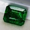 CERTIFIED Emerald Cut 8 Carat Natural Green Emerald Loose Gemstone Ring Size A-3885c