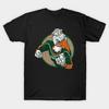 Мужская черная футболка с принтом Miami Hurricanes, печать на бумаге без вырезки, хлопковая футболка