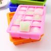 Platinum Grade Silicone Ice Tray with Lid - 15 Grid Baby Food and Ice Cube Mold