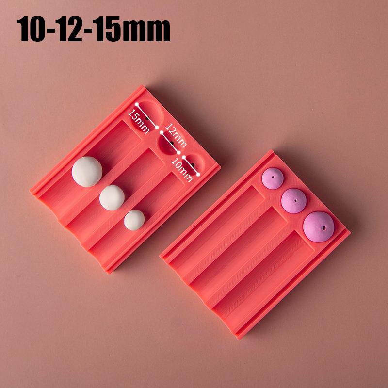 10/12/15mm Polymer Clay Bead Maker Tool Rolling Ball Mold Earrings Jewelry Making Handmade Clay Tools Auxiliary Tool for Pendant