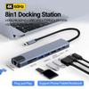 8-in-1 USB C Hub Multiport Adapter with HDMI 60Hz PD 100W Power Delivery 100 Mbps Ethernet for MacBook Pro XPS Chromebook
